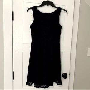 Speechless Navy Blue Lace Sleeveless Dress Size S